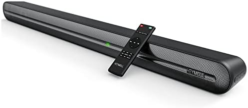 Heymell 150W Soundbar für TV Geräte,TV Soundbar Klare Sound ohne Rauschen, TV Lautsprecher Mit 6 Lautsprechern, 3D Surround Lautsprecher für TV, Bluetooth Soundbar HDMI ARC Optisch AUX.