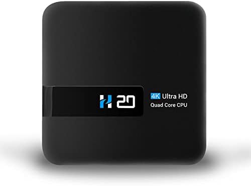 H20 Android 10 0 TV Box, Smart TV Box RK3229 USB 2 0 Ultra HD 4K HDR Android TV Box, Unterstützt Bildschirmspiegelung, 8GB RAM 128GB ROM Set Top TV Box