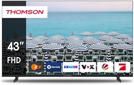 Thomson 43 Zoll (109 cm) Easy TV Full HD LED Fernseher - 43FD2S13-2023 [Energieklasse E]