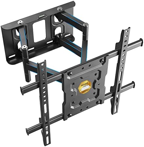 RICOO TV Wandhalterung Fernseher Schwenkbar Neigbar für 32-65 Zoll, Universal TV Halterung S7244, Fernsehhalterung für Wand, Wandhalterung Fernseher 55 Zoll bis 50 Kg mit max. VESA 400x400 mm