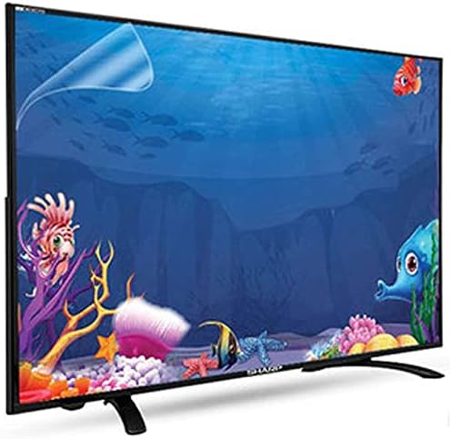 JHZDX Anti Blue Light/Anti-Smashing/Anti-Glare/Anti-Kratz-Folie Für TCL/Samsung/Toshiba/Sony/LG/Hisense 32-75 Zoll TV-Bildschirmschutzfolie,70"