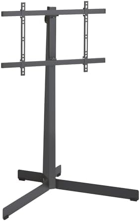 Vogel's TVS 3690 TV-Ständer für 40-77 Zoll Fernseher, Max. 50 kg, Schwenkbar bis zu 90°, Max. VESA 600x400, TV-Standfuß aus Hochwertigem Stahl, Schwarz