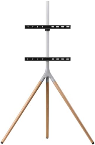 One For All Universelles Tripod TV-Stativ - Bildschirmgrößen 32-65'' - LCD/LED/Plasma/OLED/QLED-TV-Geräte/schwenkbar um 360° - Höhenverstellbar - VESA 400x400 - elegantes Design - WM7472