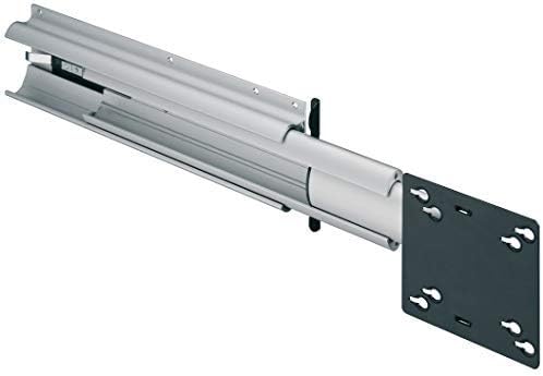 Gedotec Fernsehauszug TV-Drehauszug für Flachbildschirme 19" für Wohnmobil & Schränke | TV-Auszug zum Schrauben an die Seitenwand | Aluminium silber | 1 Stück - Bilderschirm-Auszug für Möbel