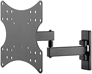 Goobay 49714 TV Wandhalterung 58 cm (23") - 107 cm (42") / Fernseherhalterung Basic FULLMOTION bis 15 kg / Wandhalter TV Neigbar & Schwenkbar / VESA Norm 200x200 / Schwarz