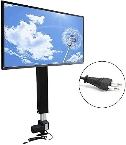 Elektrisch TV Lift Ständer 700mm Hub Standfuß für 26-57 Zoll Fernseher Elektrisch TV Lift Standfuß 700mm Höhenverstellbare TV Standfuß mit Fernbedienung Fernseher Halterung