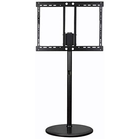 IATUPKE Universeller TV-Ständer, Halterungen für Elektronik, TV-Zubehör und -Teile, TV-Ständer, TV-Bodenregal aus Edelstahl für 15-42-Zoll-Fernseher, schwarzer TV-Bodenständer fürs Bett, F