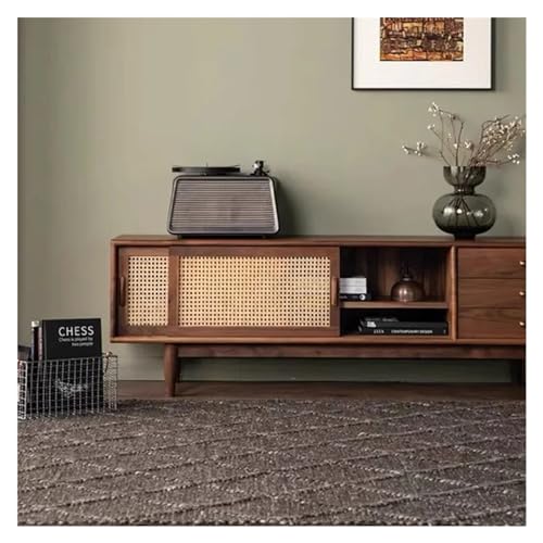 Jian1004 TV-Ständer, Holz-TV-Ständer, Monitorhalterungen, Moderne TV-Schrank-Rangfolge, Kamin- und Fernsehmöbel, für Wohnzimmer(1.8m)