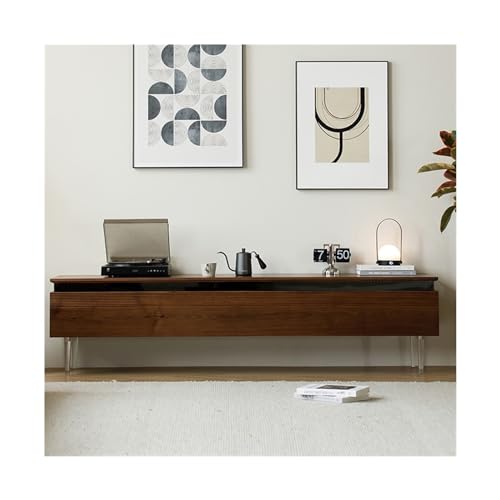 XXAD553TY Fernsehtisch TV-Schrank mit großem Fassungsvermögen, Wohnzimmerschrank, moderner, einfacher Kleiner Wohnungs-TV-Schrank mit Klapptür und Blocktür TV Board