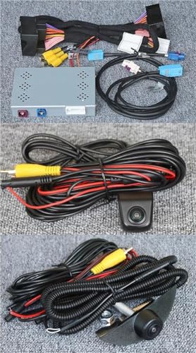 HDSNWG Einfache Installation Original-Bildschirm HD Nachtsicht Auto Rückfahrkamera Zubehör Für Volvo V40 2012 2013~2019(Front Rear View Sets,2011-2014)