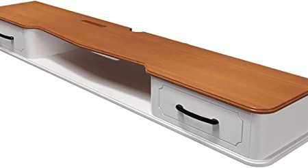 Vendics Tv-Schrank, Tv-Lowboard, Schwimmende Regale, Schwimmende Tv-Konsole, 43,3/51,1/59-Zoll-Tv-Schrank, Tv-Zubehör, An Der Wand Befestigte Medienkonsole, Stabile Struktur./110C