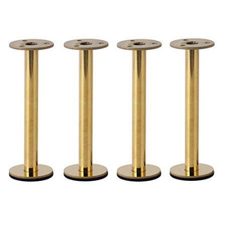 TONZN Möbelbein-Sofafüße, höhenverstellbare Metallstütze, Ersatzbeine, DIY-Schrank, TV-Schrank, Couchtisch, Schrankfüße, Hardware-Zubehör, Schrauben ()