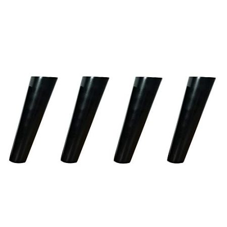 TONZN Möbelbeine aus Massivholz, Sofafuß aus Holz X4, Schrankbeine für TV-Schrank, Couchtisch, Schrankbeine, Hardware-Zubehör mit Schrauben, rutschfeste Matten (A 25 cm)