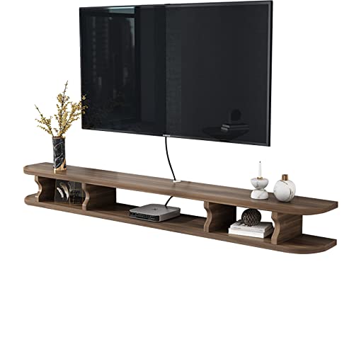 TV-Einheit zur Wandmontage, schwimmender TV-Ständer, Wandmontage, Unterhaltungszentrum, schwebende TV-Wandregale, 31,4/39,3/47,2/55,1 Zoll, Wohnzimmer, Schlafzimmer, TV-Zubehör für die Verwa