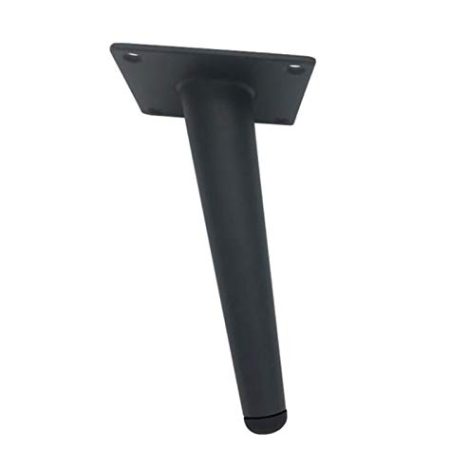 TONZN Sofabeine aus Metall – Möbelbeine aus Eisen – DIY-Zubehör, TV-Schränke – Schränke – Esstisch – Schrankhalterung, Schwarz/Gold / 12/15/18/20–30 cm (Blackoblique 30 cm (12 Zoll))