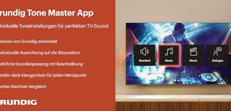 Grundig 40 VOE 64 Fernseher 40 Zoll (100 cm) LED TV, Google TV, Full HD, Dolby Digital, Magic Fidelity, Chromecast Built-in, Bluetooth, Smart TV, Sprachsteuerung, Schwarz