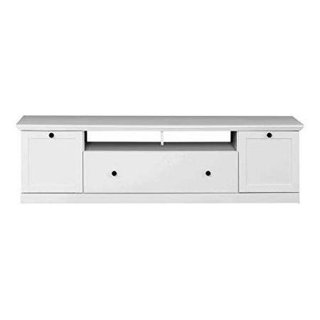 trendteam smart living - Lowboard Schrank TV-Schrank - Wohnzimmer - Baxter - Aufbaumaß (BxHxT) 177 x 49 x 41 cm - Farbe Weiß - 186032001