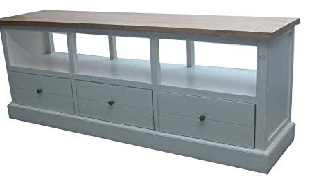 Fine Asianliving Chinesischer TV Lowboard Weiß Modern B190xT56xH56cm Chinesischer TV Schrank China Oriental Asiatique Fernsehschrank TV Regal TV Tisch TV Möbel TV Board