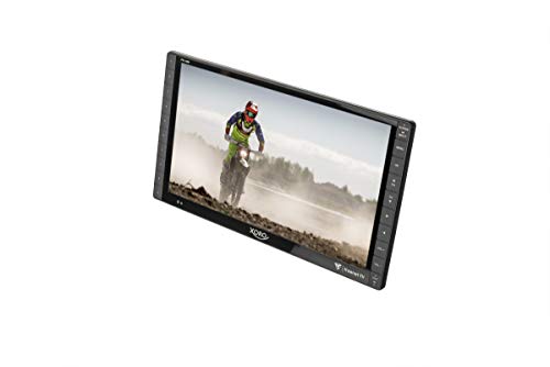 XORO PTL 1450 35,5 cm (14 Zoll) Tragbarer DVB-T/T2 Fernseher (freenet TV für Private Sender, 12-24V Kfz-Ladegerät, eingebauter Akku, HDMI IN, Antenne) grau