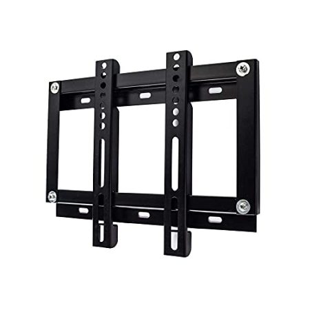 Tisch-TV-Halterung, stabile Wandhalterung aus Edelstahl für die meisten 14-32-Zoll-Fernseher, TV-Wandrahmen bis 35 kg, neigbar, höhenverstellbar, max. 235 x 235 mm