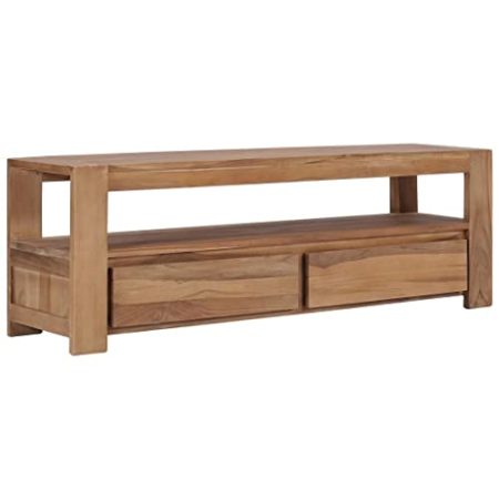 GaRcan TV-Schrank 120 x 30 x 40 cm Massivholz Teak