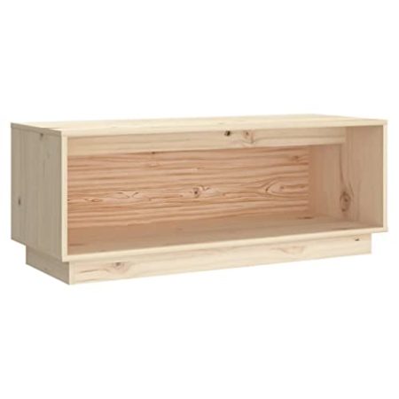 GaRcan TV-Schrank 90x35x35 cm Massivholz Kiefer