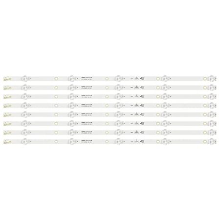 Zubehör PORTATO Hintergrundbeleuchtung 5 Lampen für Philips 55 Zoll TV K550WDC1 A1 4708-K55WDC-A2113N01 55U5080 55PUF6092 471R1P79 4708-K55WDC-A1113N01 (Size : 10 Set 5LED 6V)