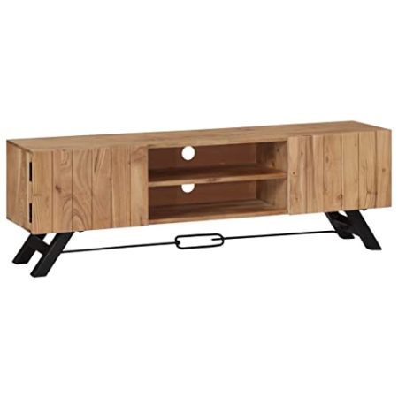 VACARX TV-Schrank 140x30x45 cm Akazienholz massiv Artikelmaterial: Akazienholz massiv