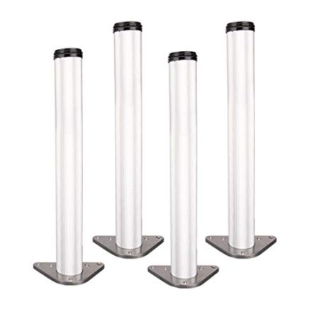 Aluminiumlegierung Tischbeinstütze, 4 Stück, Höhenverstellbare Tragsäule Bar, Hardware-Zubehör (Farbe : B, Größe : 110cm)