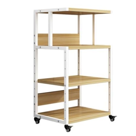 Generisch Rack-Ständer für Stereo-Audiokomponenten, beweglicher Eckregalturm für Medien – Aufbewahrungs-Organizer für DVD-Player/Verstärker/Projektor/TV-Zubehör, Gerätedisplayhalter (4 Ebenen – 89 cm