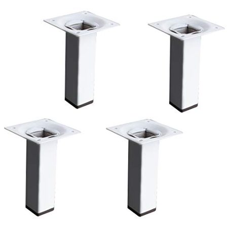 TONZN Metallmöbelbeine X4, DIY-Sofafüße, TV-Schrankschrankhalterungen, Eisenstützbeine, Hardware-Zubehör, Schrauben (D)