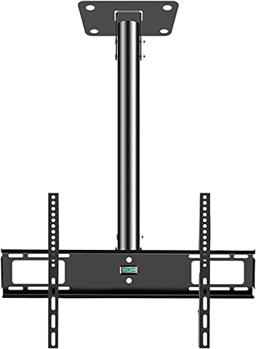 TV-Deckenhalterung für 26 bis 127 cm (50 Zoll) Fernseher bis zu 45 kg max. Visa, 400 x 400 mm, höhenverstellbar und um 45° drehbar, TV-Halterung (0,733 m)