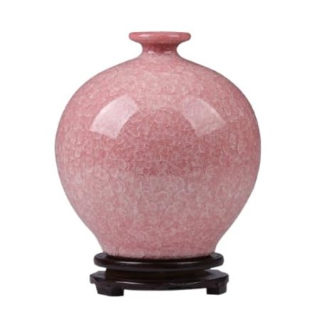 Vintage Keramikvase Porzellanvase Im Chinesischen Stil, Vase for Zuhause, Blumenarrangement, Zubehör, TV-Schrank, Porzellanflasche, Ornamente Vase Aus Keramik(G)