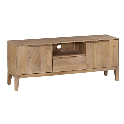 TV-Schrank 150 x 40 x 60 cm natur Mangoholz
