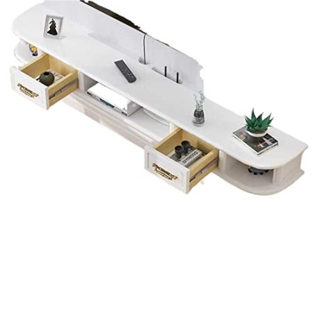 FJVJBNN Fernsehständer Wandmontierter TV-Schrank Wandmontage Einfach Minimalistisch Wohnzimmer Schlafzimmer Kleine Wohnung Ultraschmal Mini Wandschrank
