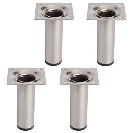 TONZN Metallmöbelbeine X4, DIY-Sofafüße, TV-Schrankschrankhalterungen, Eisenstützbeine, Hardware-Zubehör, Schrauben (A)