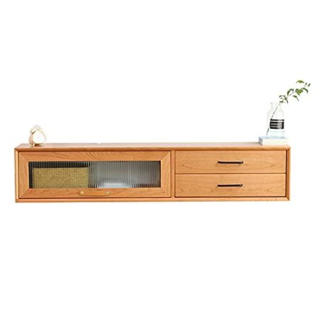Wand-TV-Schrank Set-Top-Box-Regal Wand-Regal Wifi-Router Aufbewahrungsbox Multifunktions-Displayständer/A / 120×30×30cm