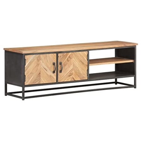 VACARX TV-Schrank 120x30x40 cm Akazienholz massiv