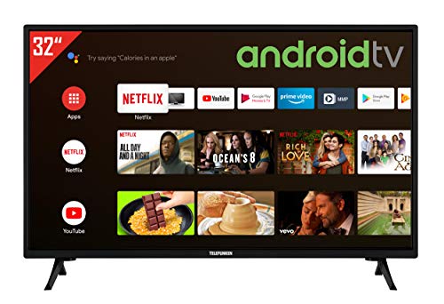 Telefunken XF32AJ600 32 Zoll Fernseher / Android TV (Full HD, Triple-Tuner, Smart TV, Bluetooth)