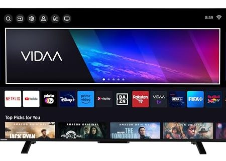 Toshiba Fernseher 55 Zoll Smart TV - VIDAA TV (4K UHD LED TV, Dolby Vision HDR, Triple-Tuner) 55UV2363DAN