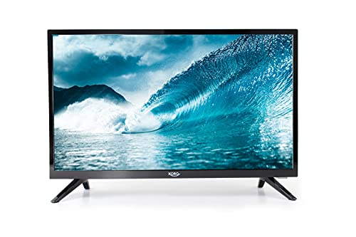 Xoro HTL 2477 60 cm (23.6 Zoll) SmartTV HD Fernseher mit integriertem HD Triple Tuner (DVB-S2/T2/C), HbbTV, H.265/HEVC-Decoder und Mediaplayer, 12V DC, schwarz