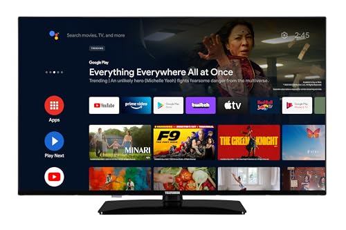 Telefunken Fernseher 50 Zoll Android Smart TV (4K UHD, HDR Dolby Vision, Triple-Tuner, Bluetooth, Dolby Atmos) D50U750X2CWI
