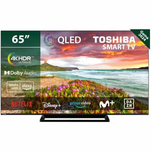 TOSHIBA 65QV3363DG - QLED TV 65 Zoll (164 cm) - 4K UHD 3840x2160 - HDR - Smart TV - 3xHDMI - WiFi
