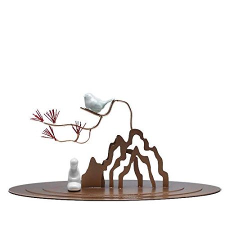 FENGWXINW Figuren Skulpturen Statuen Dekoartikel Skulptur Schmiedeeisen Keramik Dekoration Modellzimmer Tv Schrank Veranda Zubehör