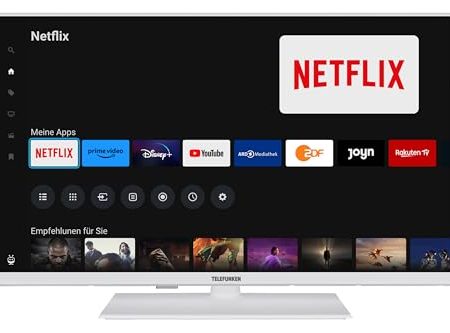 Telefunken Fernseher 40 Zoll Smart TV Powered by TiVo (Full HD, HDR, HD+ 6 Monate inkl., Triple-Tuner) XF40TO750M-W