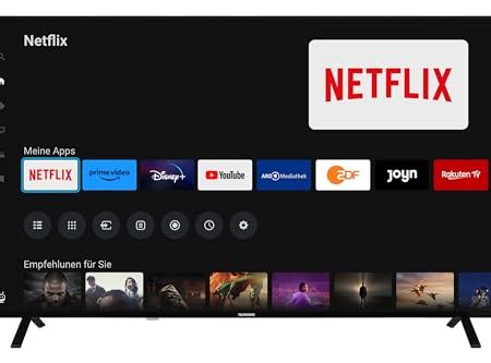 Telefunken Fernseher 65 Zoll Smart TV powered by TiVo (4K UHD, HDR Dolby Vision, Dolby Atmos, Triple-Tuner, 6 Monate HD+ inkl.) XU65TO750S