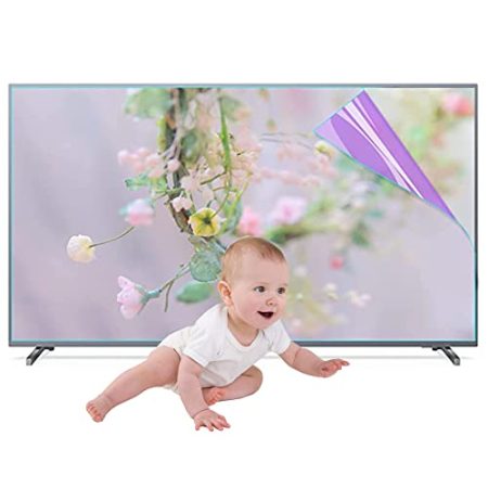 ZHDBD Anti-Blaulicht-TV-Displayschutzfolie, Blendschutzfolie Anti-Scratch-Panel TV-Zubehör Antireflexionsrate Bis zu 90% Schützen Sie Ihre Augen