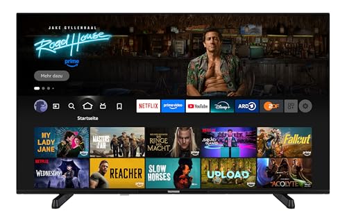 TELEFUNKEN 50 Zoll Fernseher Fire TV (4K UHD Smart TV, HDR Dolby Vision, Dolby Atmos, Triple-Tuner) XU50FO754S