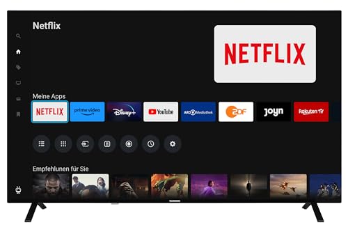 Telefunken QLED Fernseher 65 Zoll Smart TV powered by TiVo (4K UHD, HDR Dolby Vision, Dolby Atmos, Triple-Tuner, 6 Monate HD+ inkl.) QU65TO750S