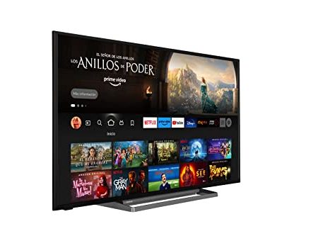 Toshiba 55UF3D63DA 55 Zoll Fernseher/Fire TV (4K Ultra HD, HDR Dolby Vision, Smart TV, Triple-Tuner, Alexa Built-In, Bluetooth, Sound by Onkyo)